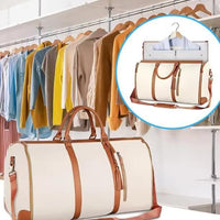 Convertible Garment Bag for Travel - 2 in 1 Hanging Suitcase & Large Duffle for Women