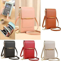 Anti-Theft Double Layer Leather Ladies Sling Bag
