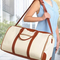 Convertible Garment Bag for Travel - 2 in 1 Hanging Suitcase & Large Duffle for Women