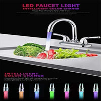 Color LED Light Changing Glow Sensor Water Faucet Tap